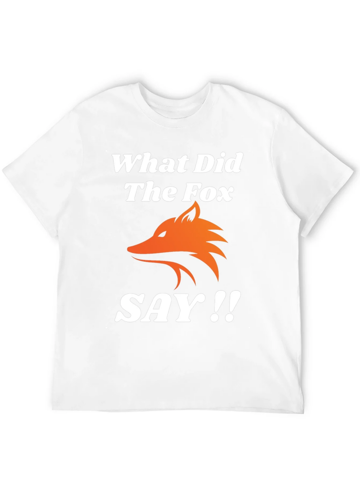 What Did The Fox Say T-Shirt - Black Tee product image 11