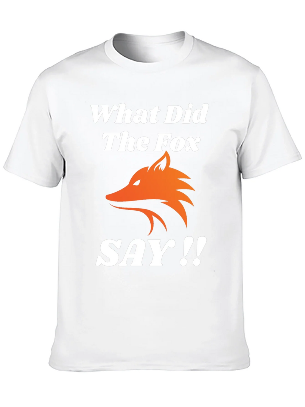 What Did The Fox Say T-Shirt - Black Tee product image 9