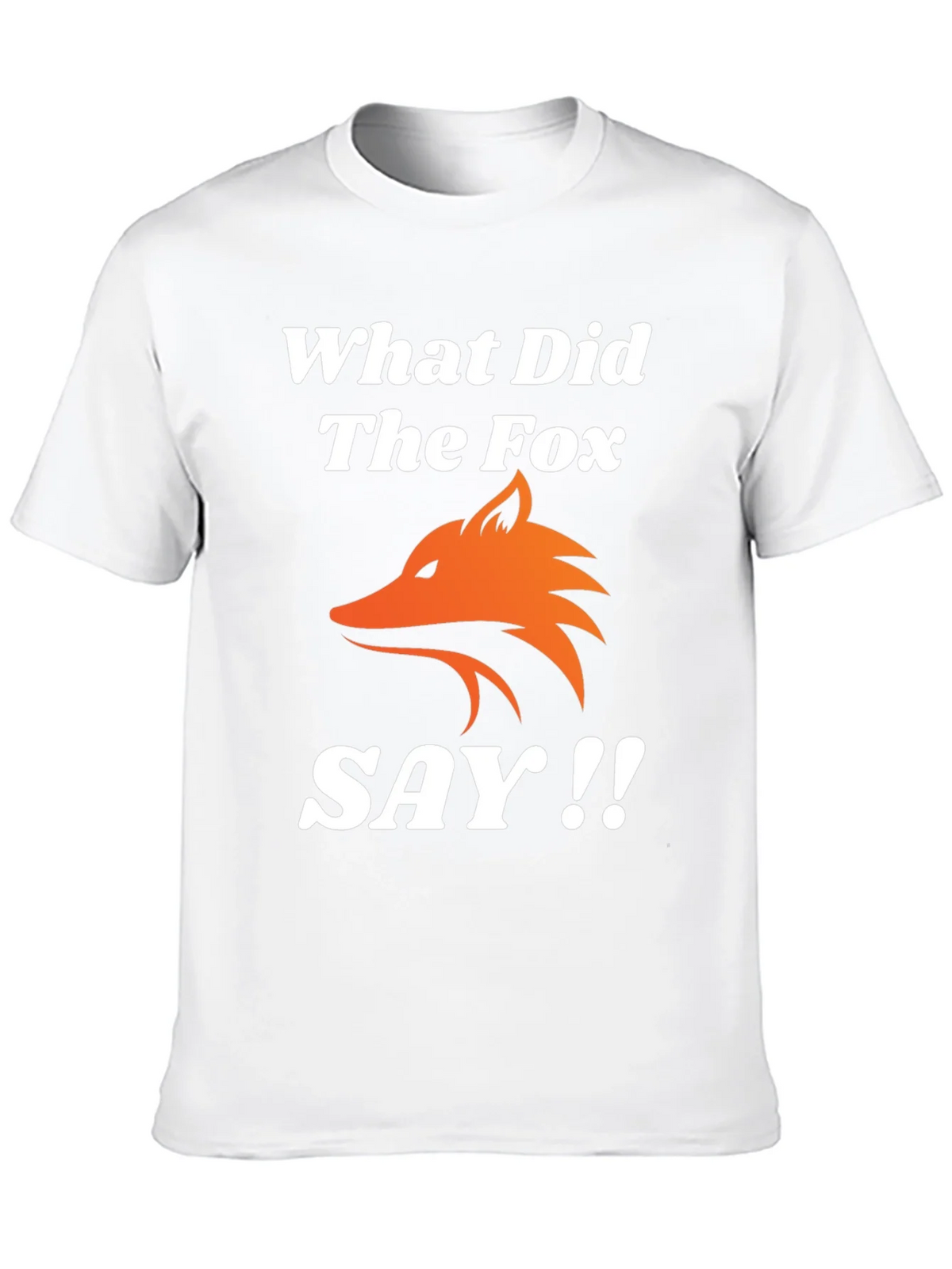 What Did The Fox Say T-Shirt - Black Tee product image 9