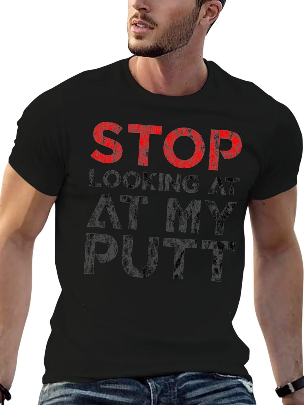 Stop Looking At My Putt T-Shirt - Funny Golf Tee product image 6