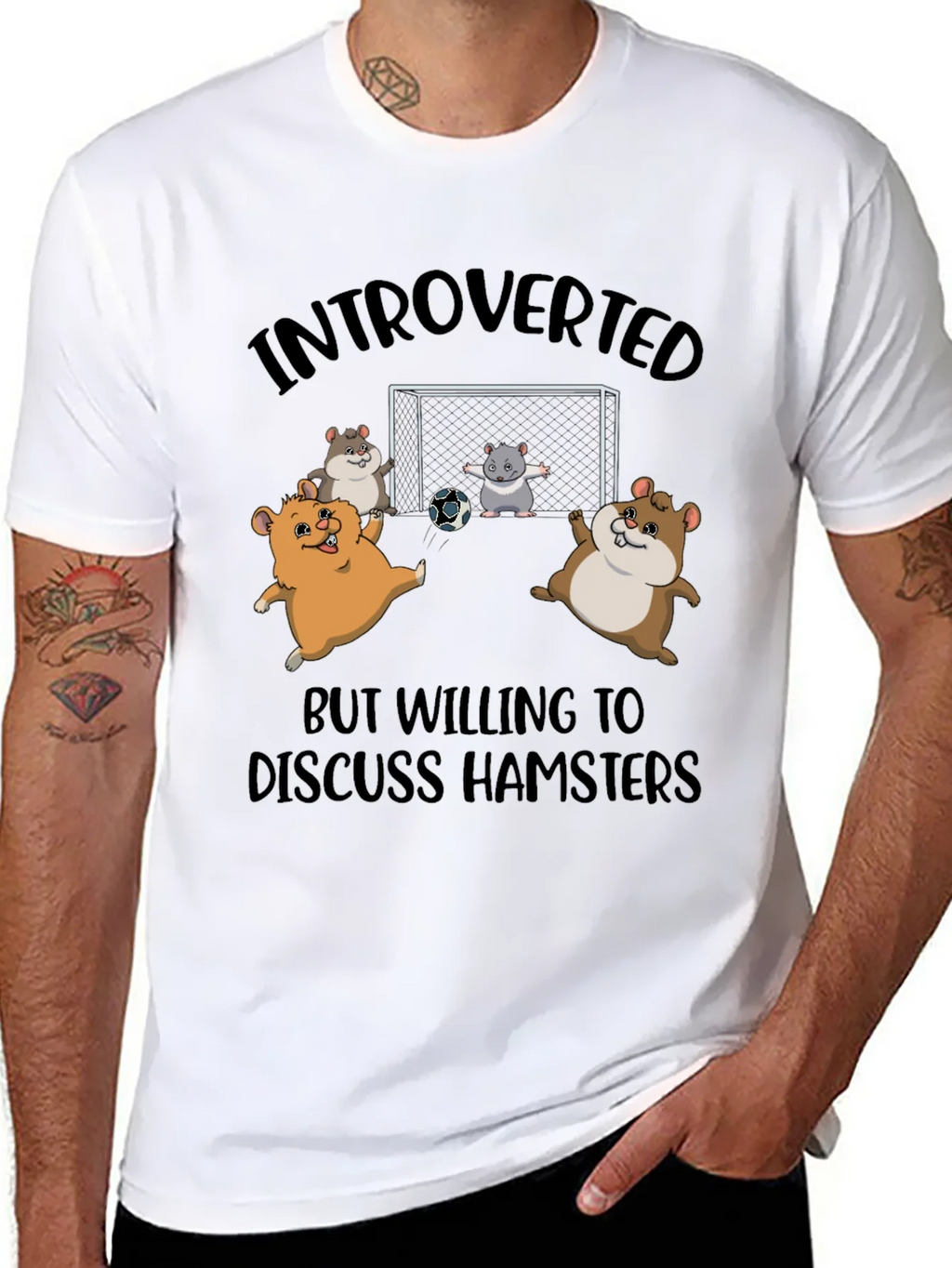 Introverted Hamsters Soccer T-Shirt product image 7