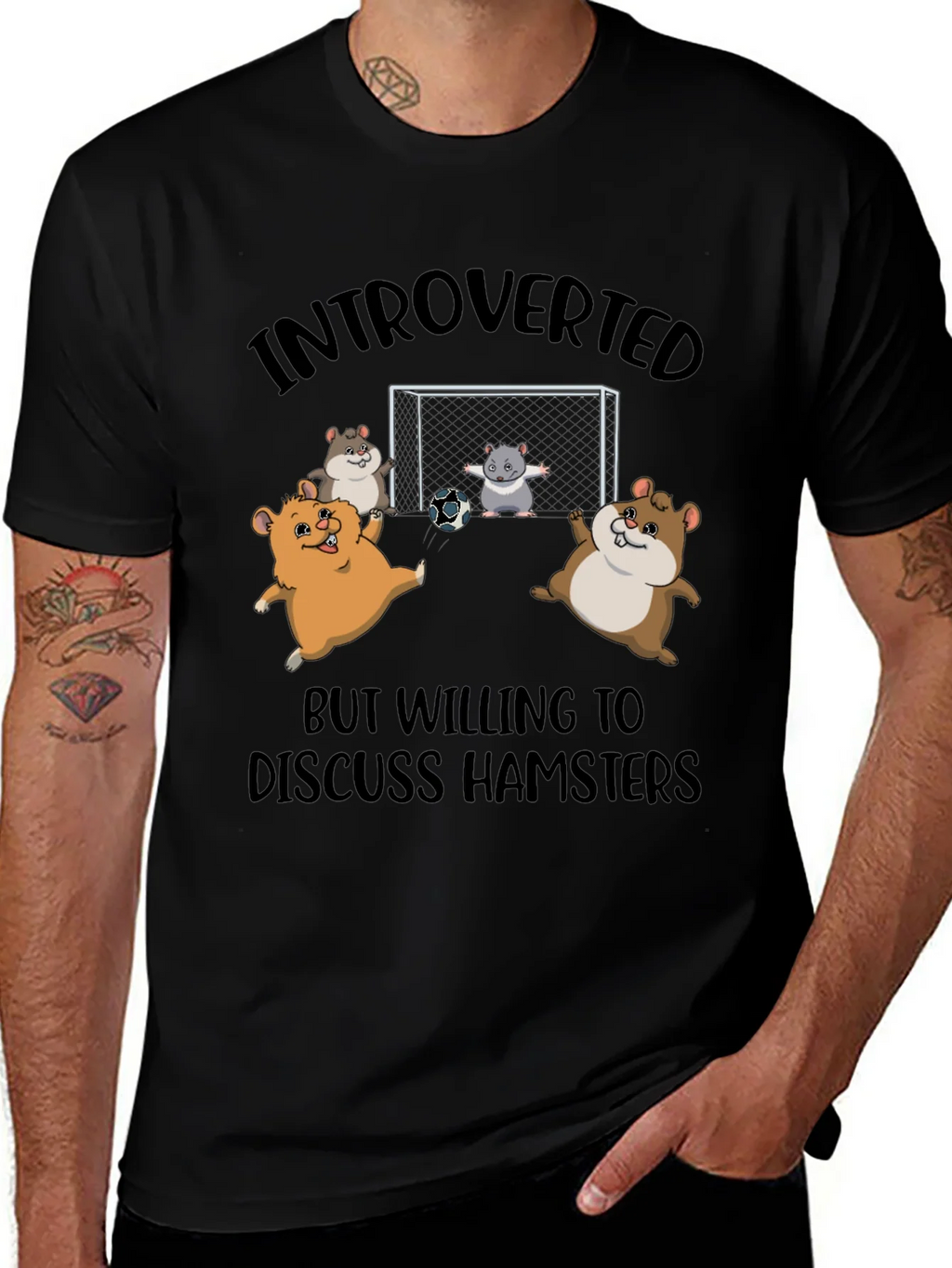 Introverted Hamsters Soccer T-Shirt product image 1