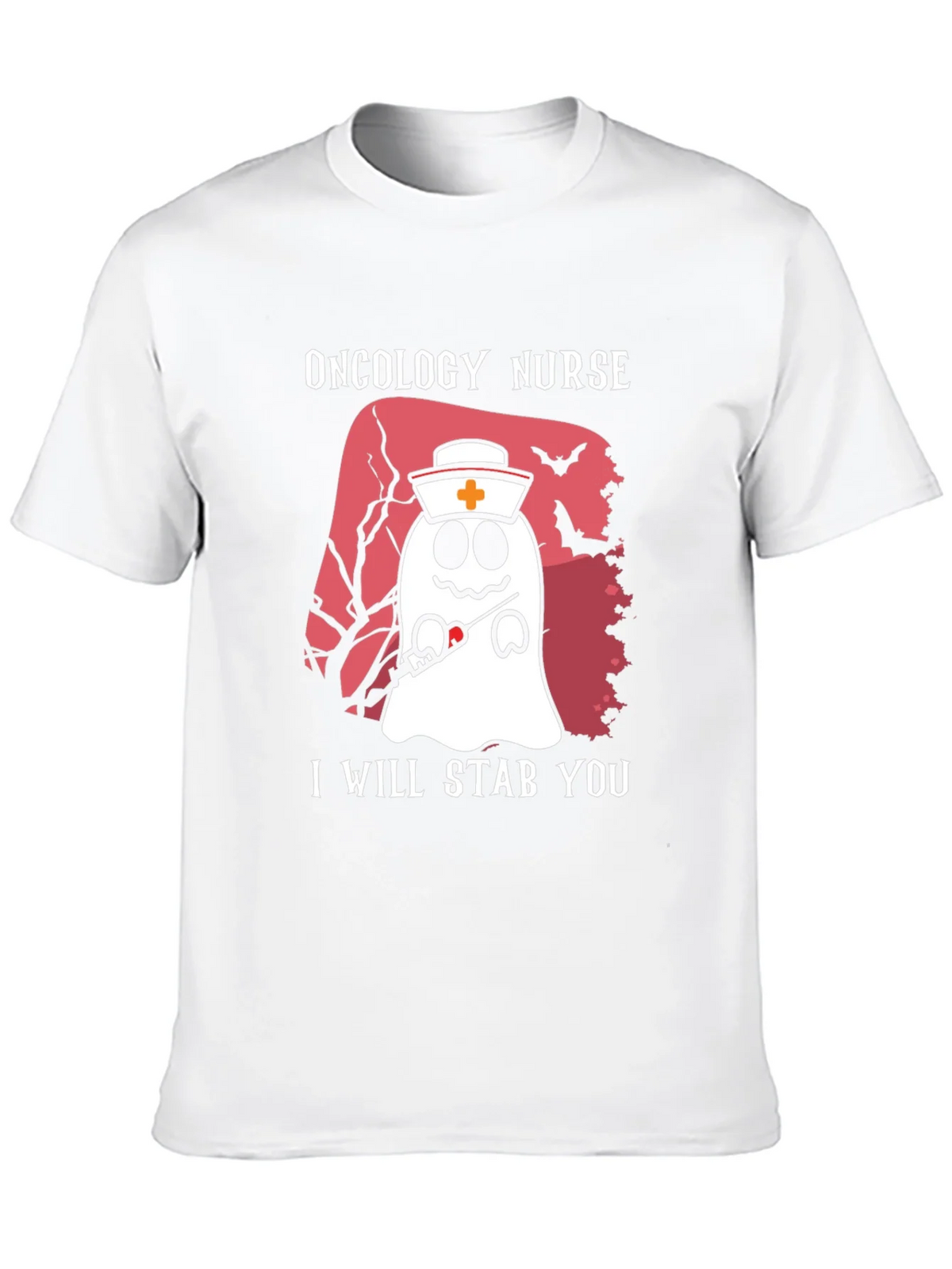 Oncology Nurse Ghost T-Shirt - I Will Stab You product image 9