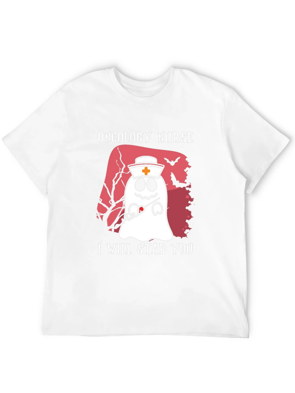 Oncology Nurse Ghost T-Shirt - I Will Stab You product image 11