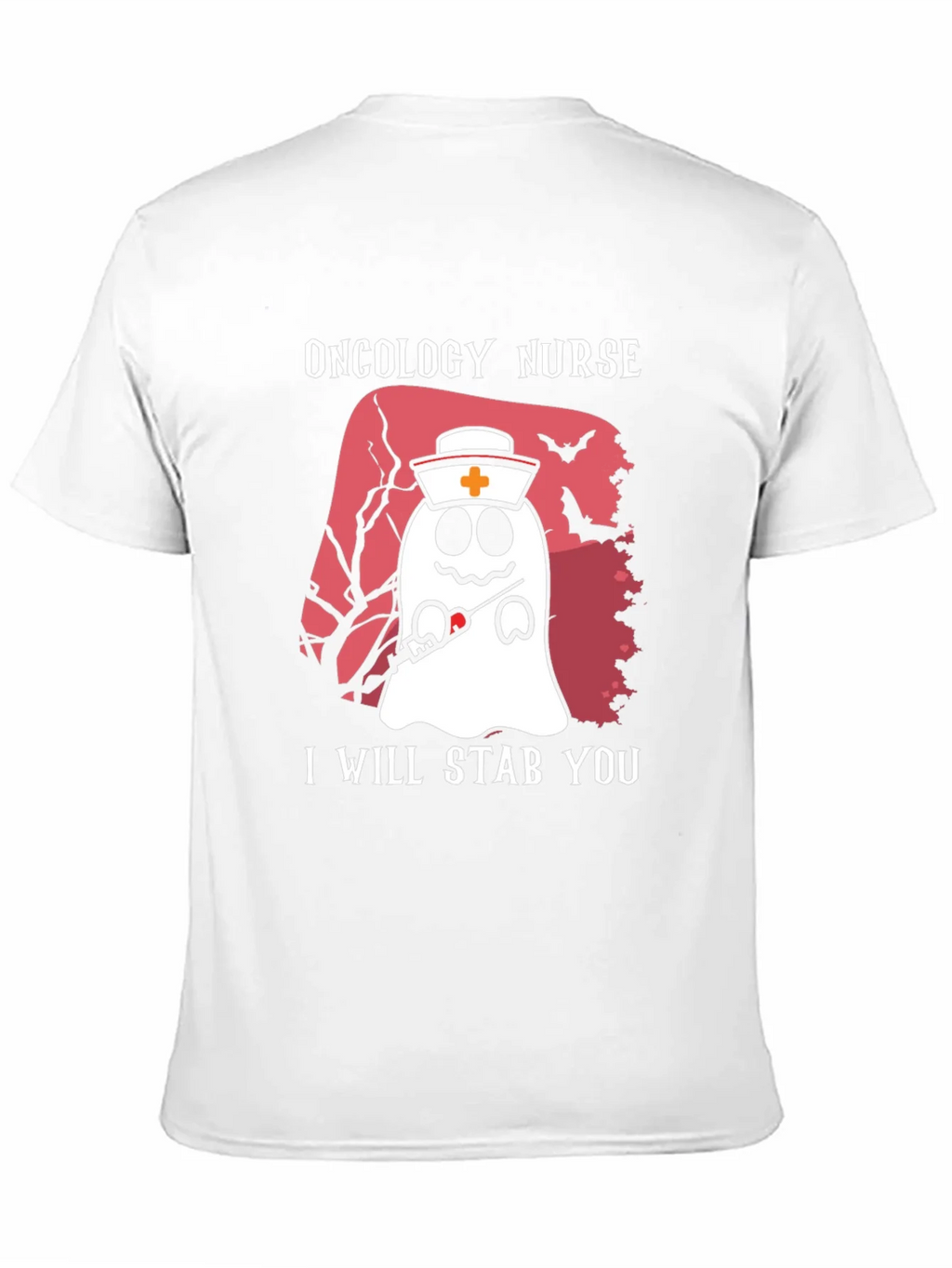 Oncology Nurse Ghost T-Shirt - I Will Stab You product image 10