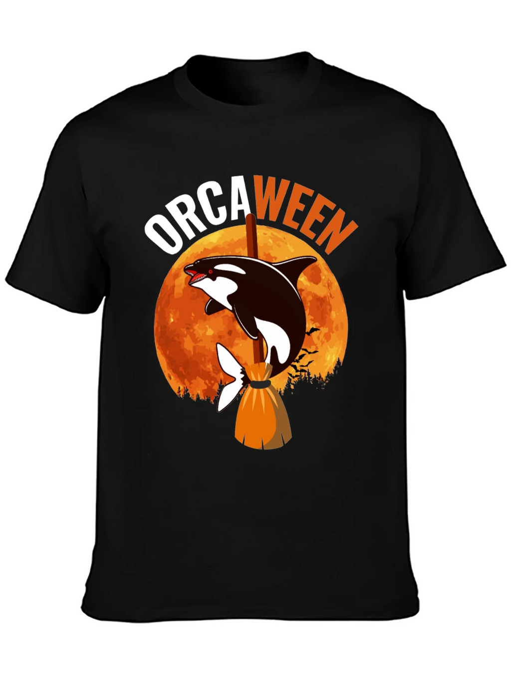 Orcaween T-Shirt - Halloween Killer Whale Witch Tee product image 3