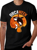Orcaween T-Shirt - Halloween Killer Whale Witch Tee product image 1