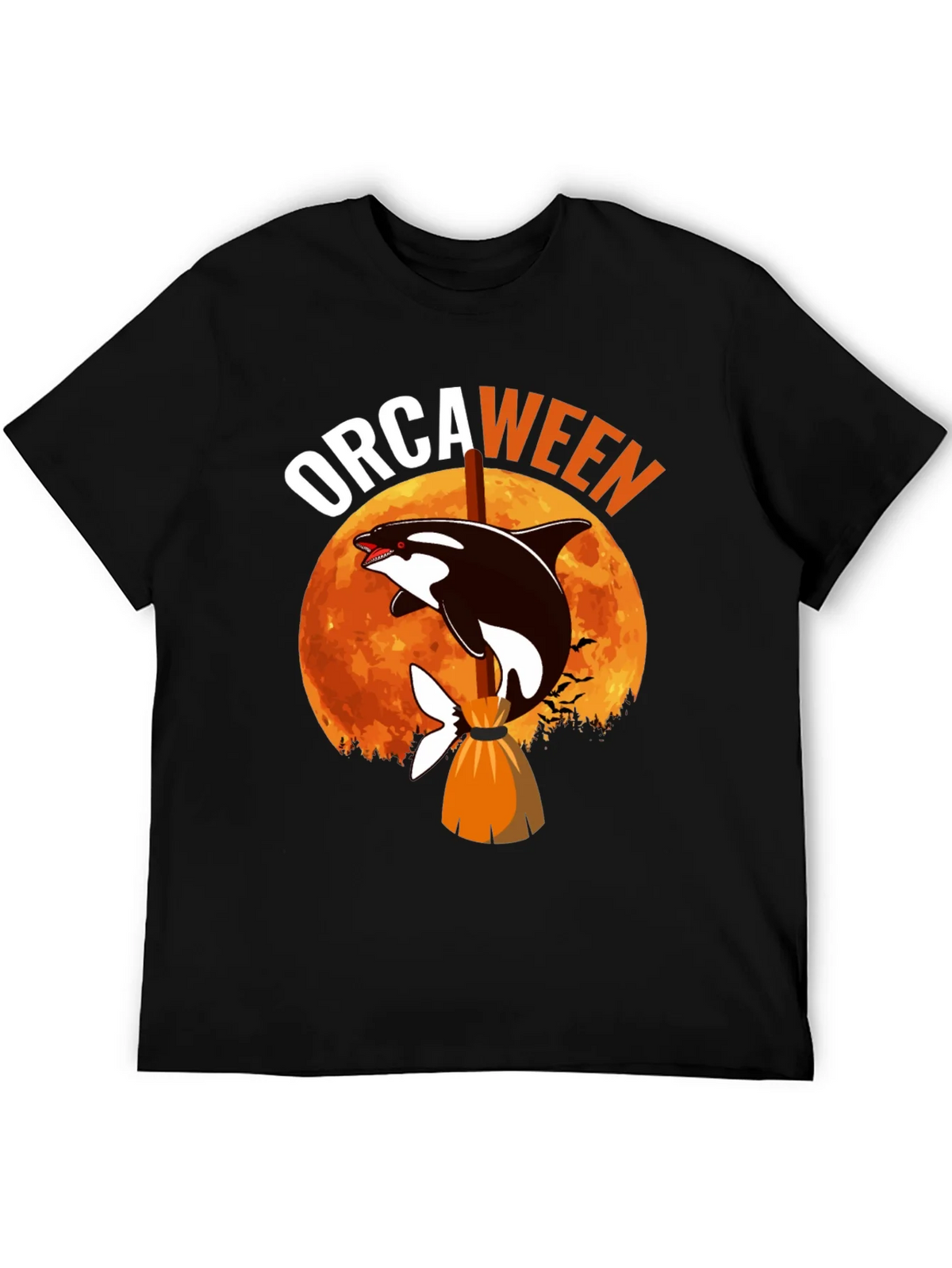 Orcaween T-Shirt - Halloween Killer Whale Witch Tee product image 4