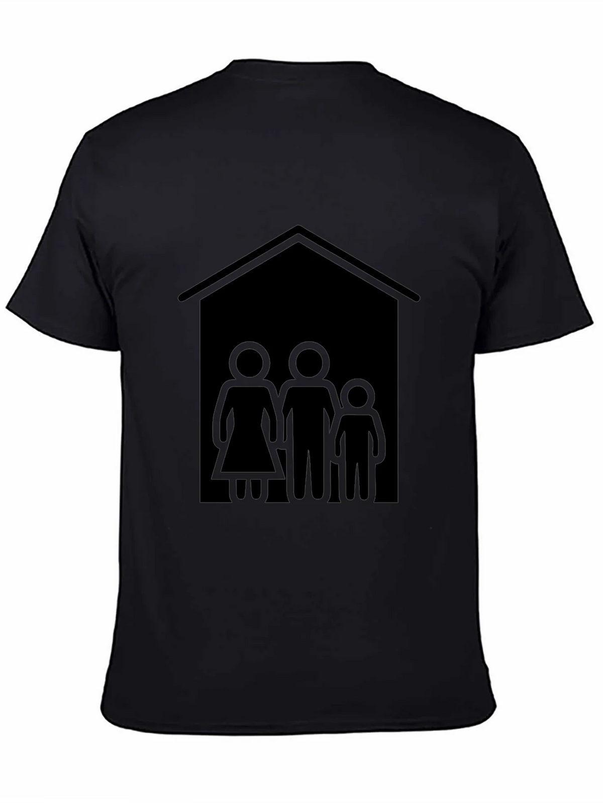 Family House T-Shirt - Black Tee product image 4
