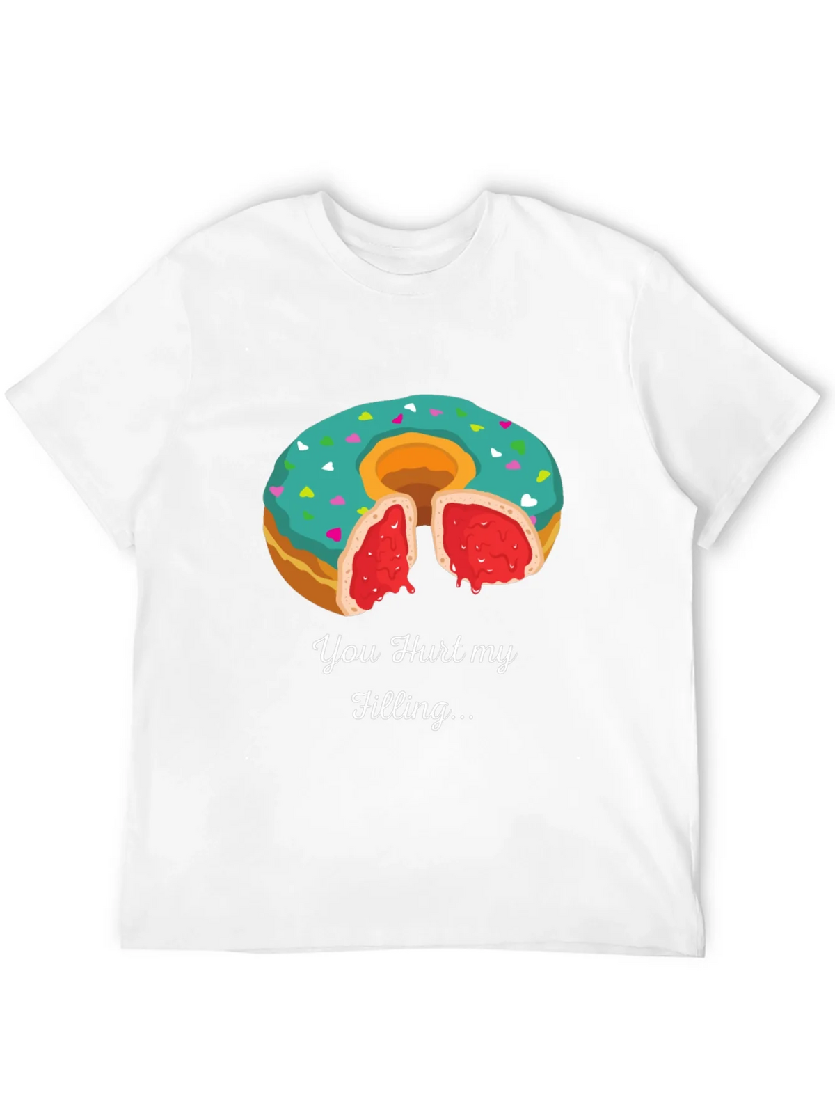 You Hurt My Filling Funny Donut T-Shirt product image 11