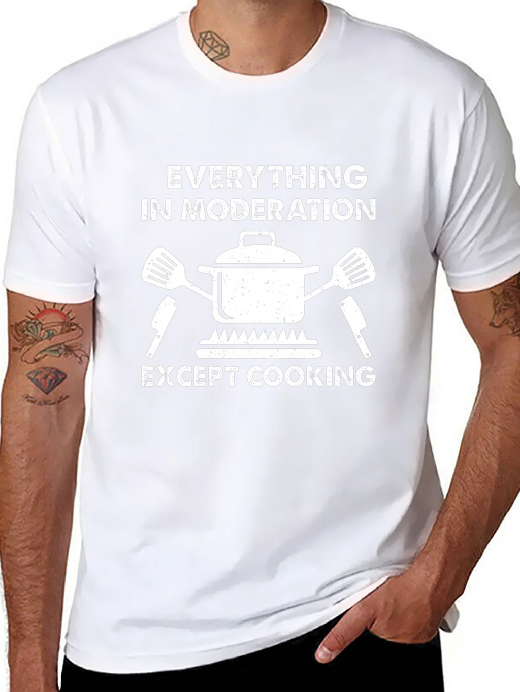 Everything In Moderation Except Cooking T-Shirt product image 7