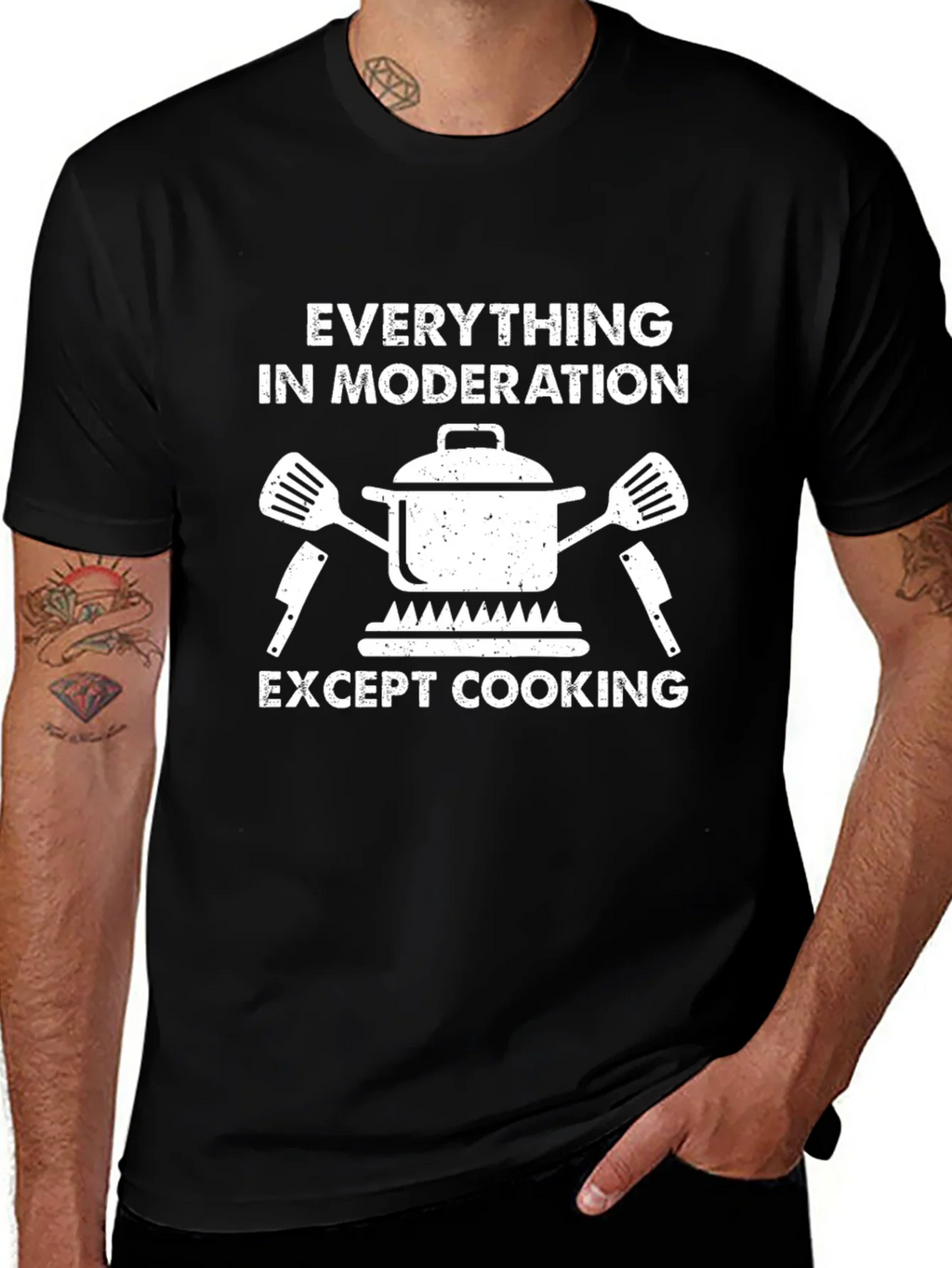 Everything In Moderation Except Cooking T-Shirt product image 1