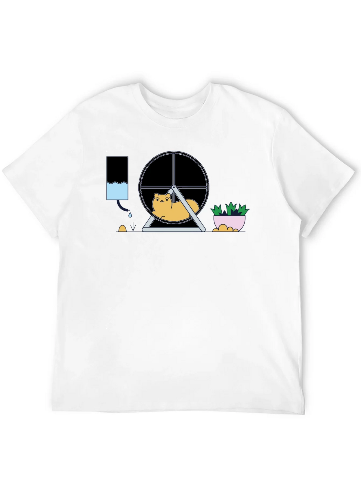 Hamster in Wheel Graphic Tee - Funny Pet Lover Shirt product image 11