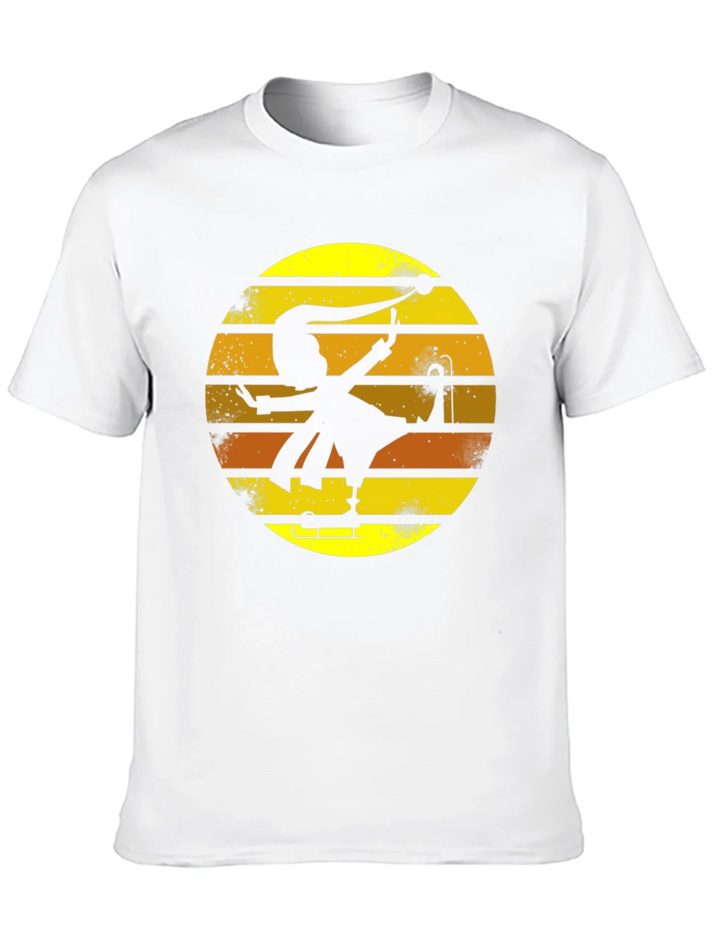 Retro Jester Silhouette Graphic Tee product image 9