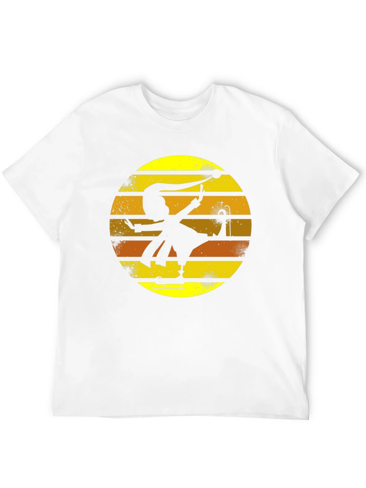 Retro Jester Silhouette Graphic Tee product image 11