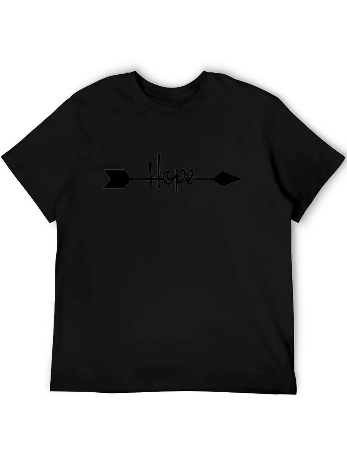 Hope Arrow Graphic Tee - Stylish Black T-Shirt product image 5