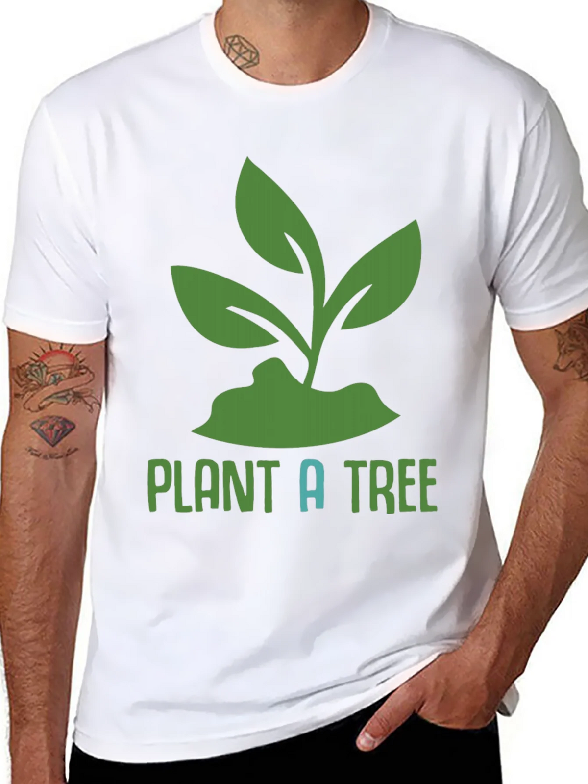 Plant a Tree Graphic Tee - Eco-Friendly T-Shirt product image 7