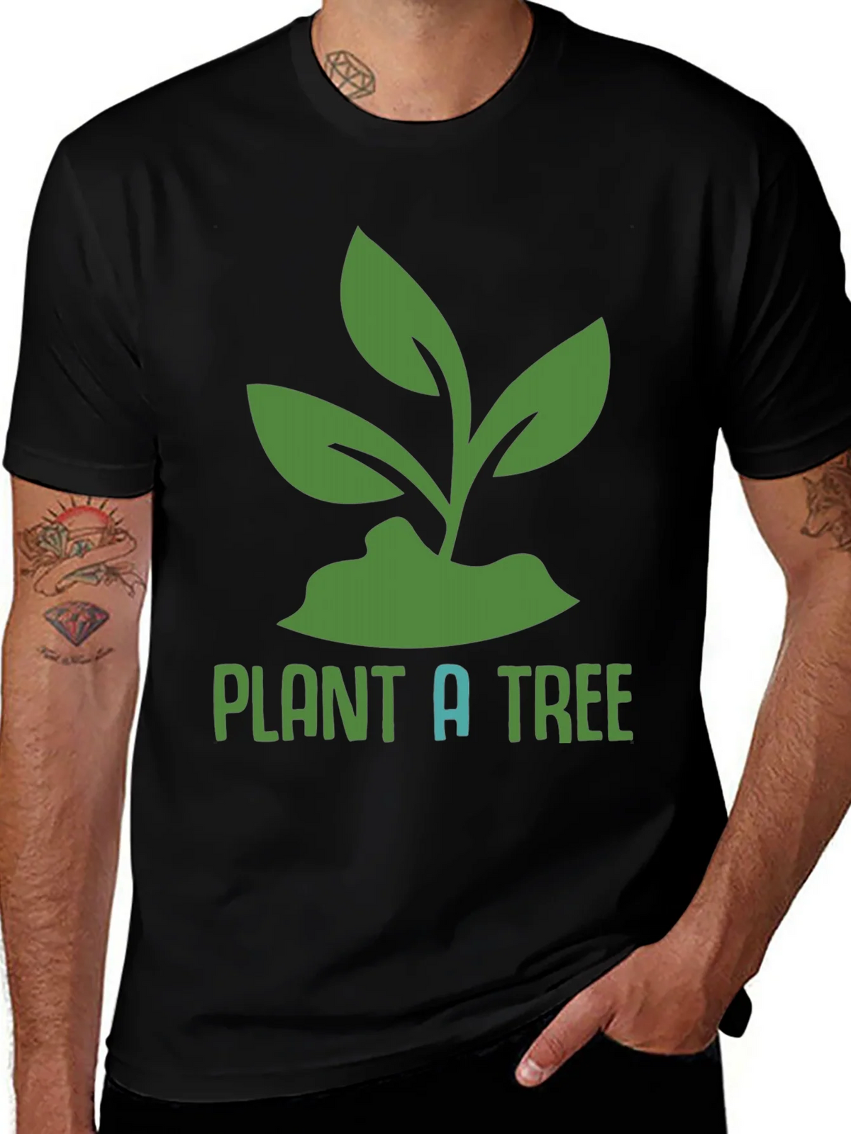 Plant a Tree Graphic Tee - Eco-Friendly T-Shirt product image 1