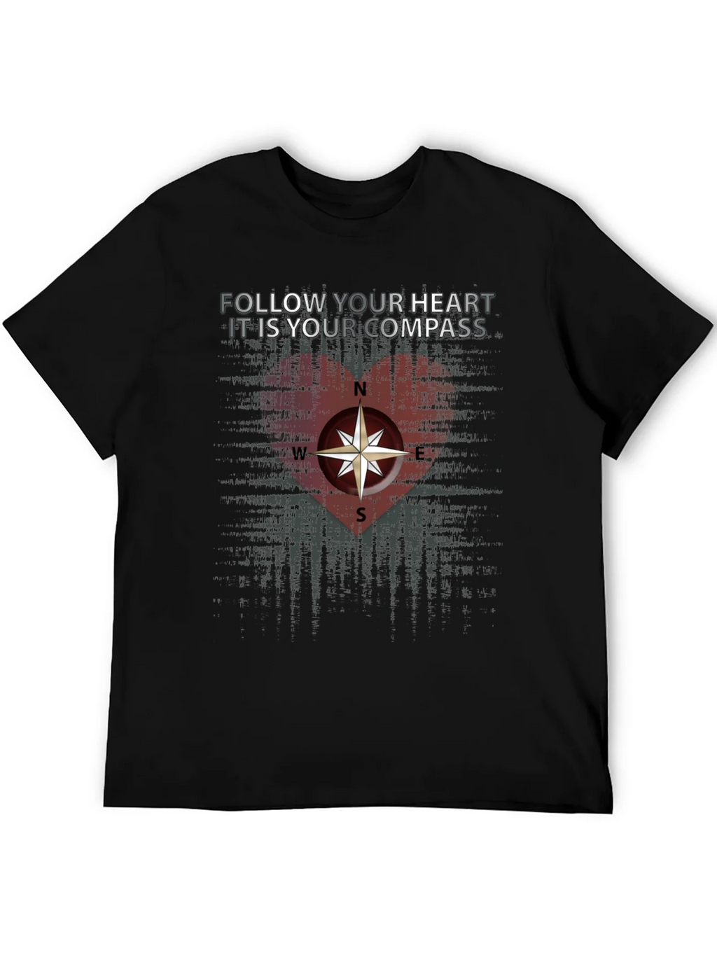Follow Your Heart Compass Graphic Tee product image 5