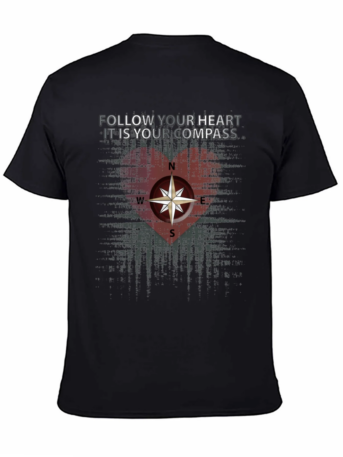 Follow Your Heart Compass Graphic Tee product image 4
