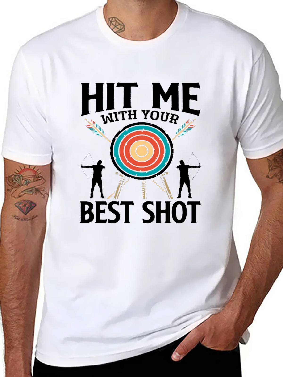 Hit Me With Your Best Shot Archery T-Shirt product image 7