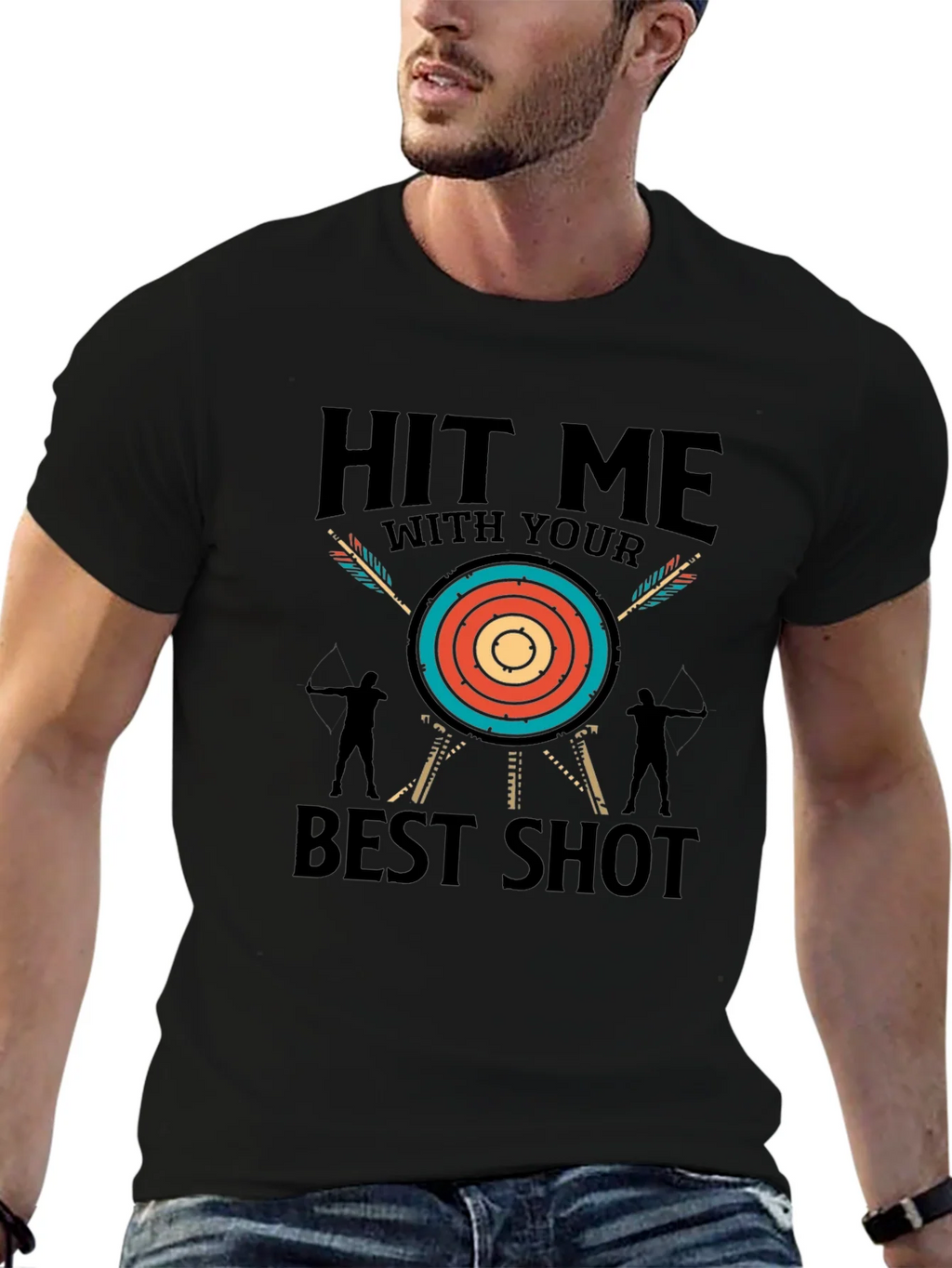Hit Me With Your Best Shot Archery T-Shirt product image 6