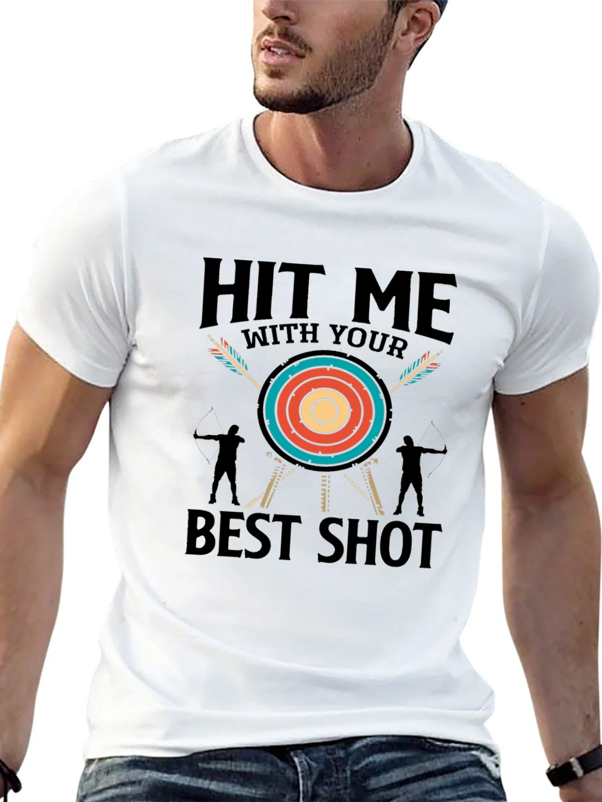 Hit Me With Your Best Shot Archery T-Shirt product image 12