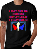 Violin Player Graphic Tee - Musician T-Shirt product image 1