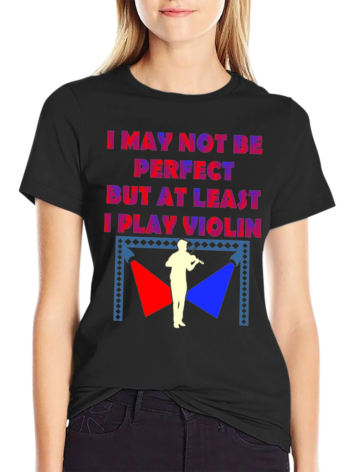 Violin Player Graphic Tee - Musician T-Shirt product image 2