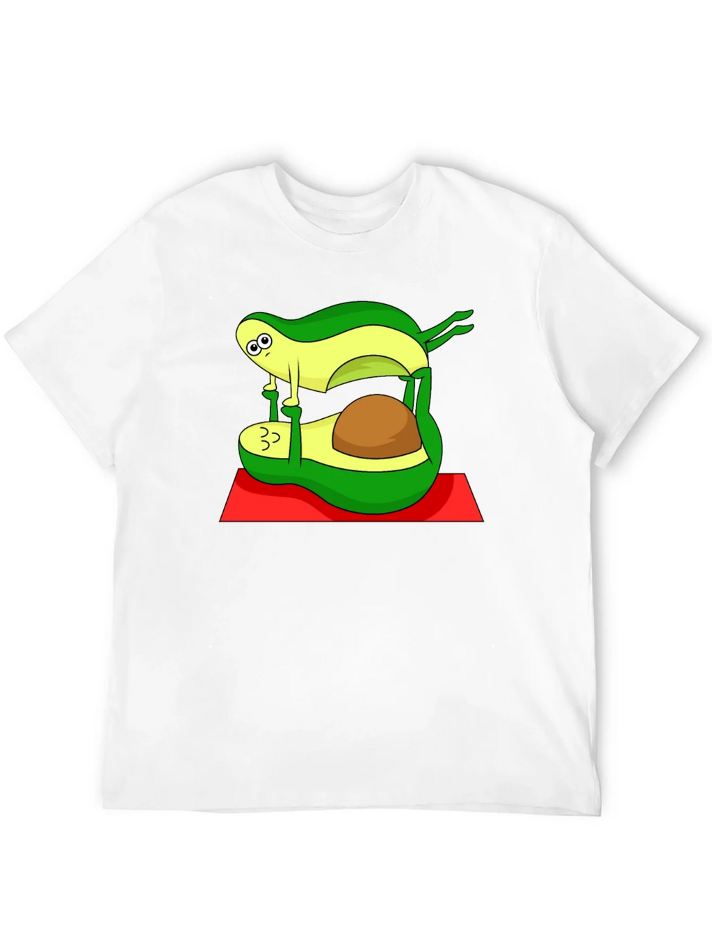 Yoga Avocado Black T-Shirt product image 11