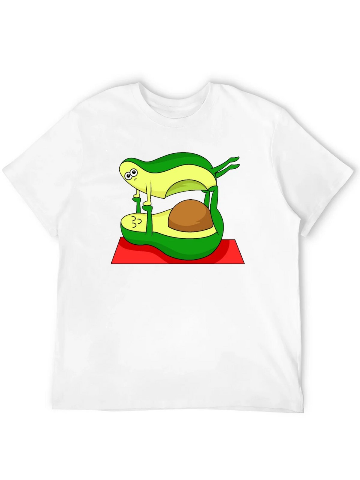 Yoga Avocado Black T-Shirt product image 11