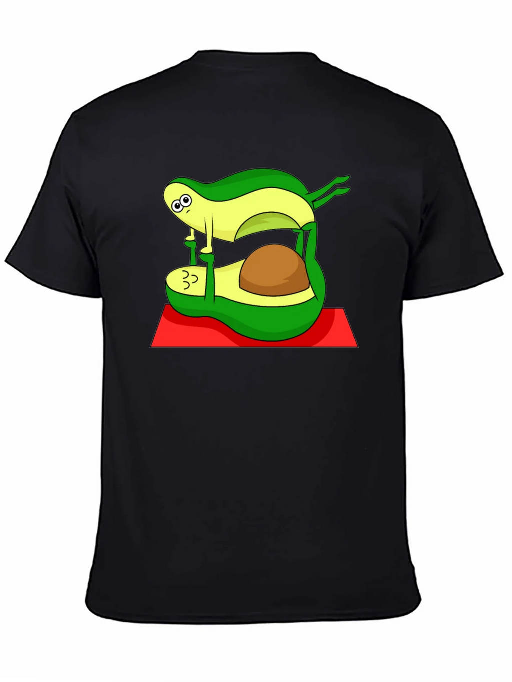 Yoga Avocado Black T-Shirt product image 4