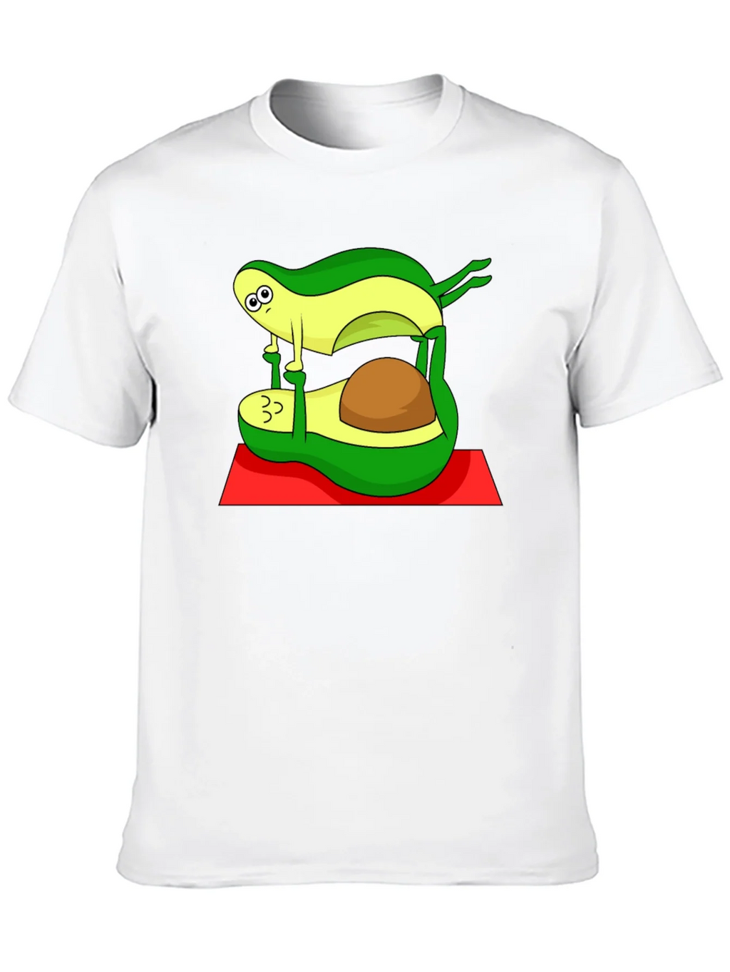 Yoga Avocado Black T-Shirt product image 9