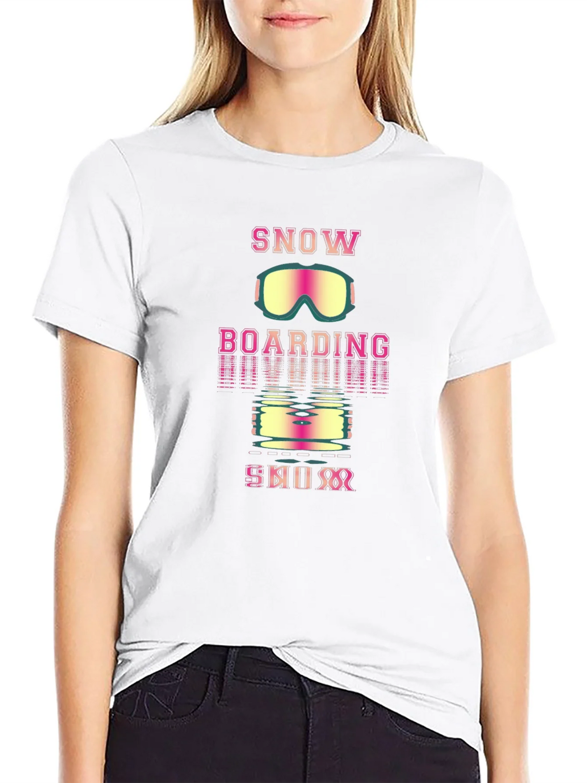 Snowboarding Ski Bum Graphic T-Shirt product image 8
