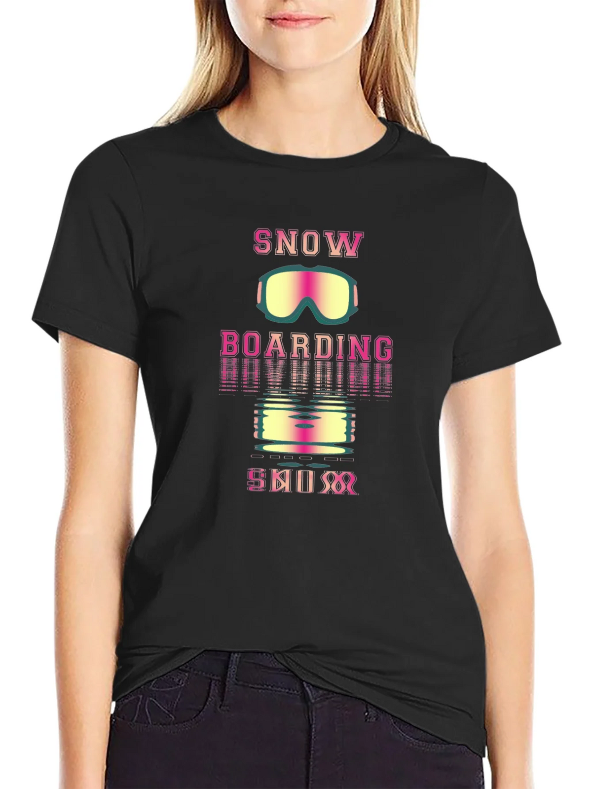 Snowboarding Ski Bum Graphic T-Shirt product image 2
