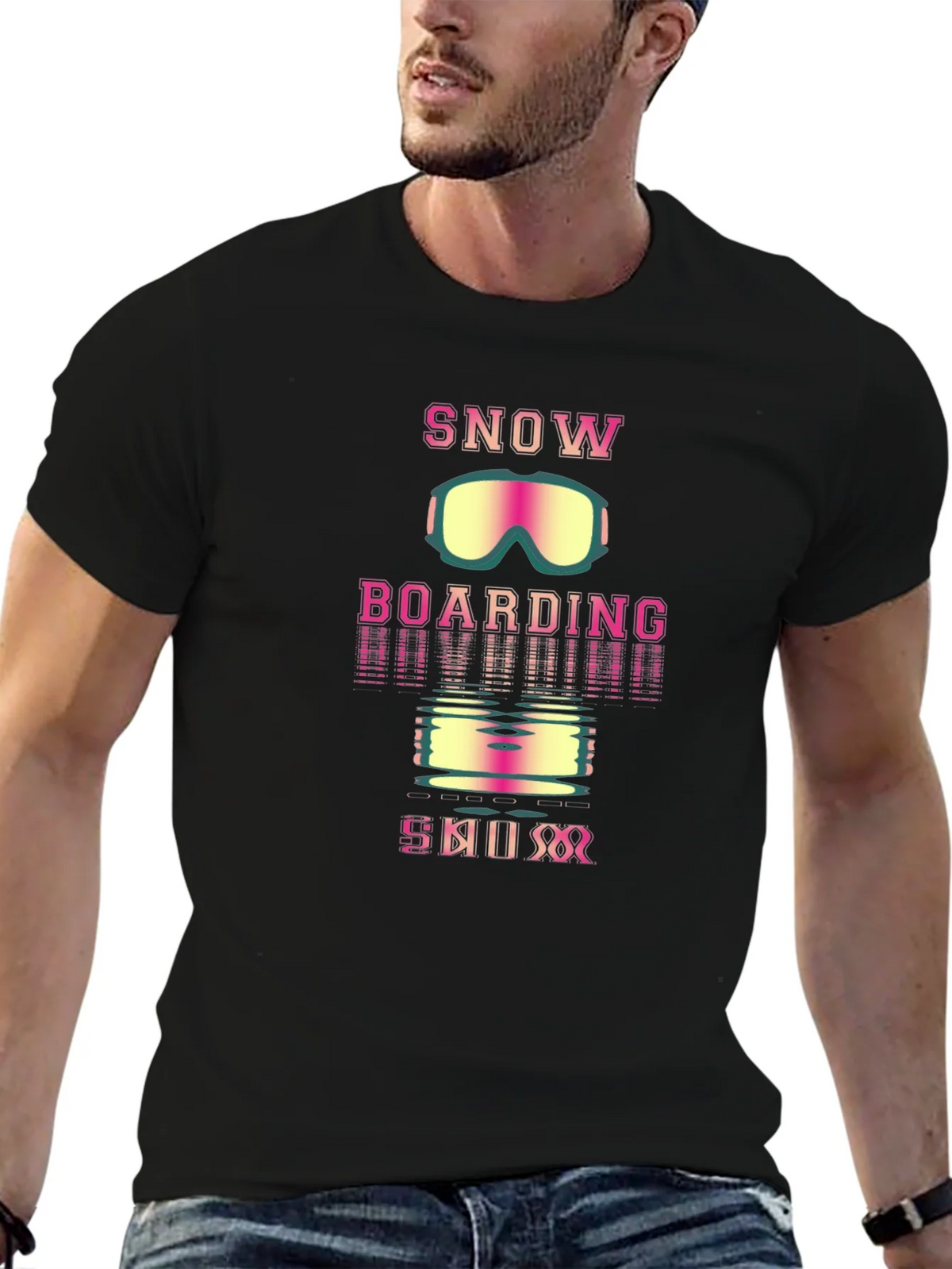 Snowboarding Ski Bum Graphic T-Shirt product image 6