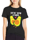 Avocado Baby Announcement T-Shirt product image 1