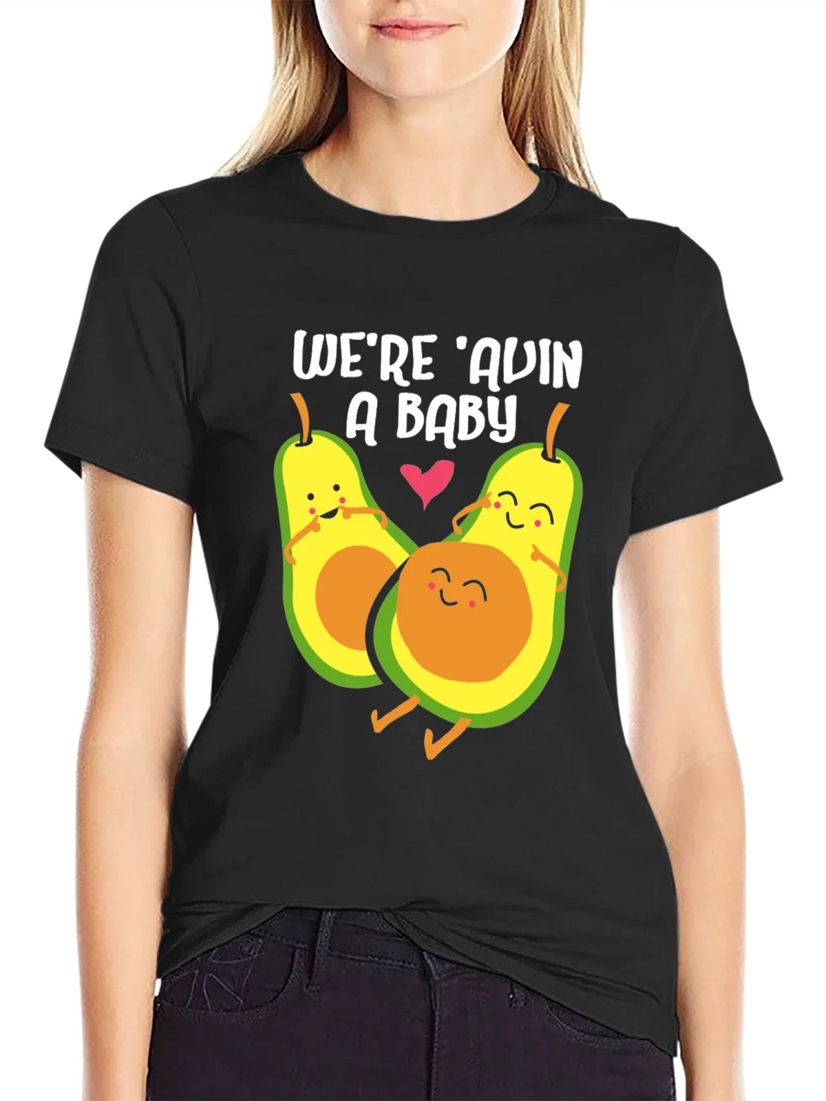 Avocado Baby Announcement T-Shirt product image 1