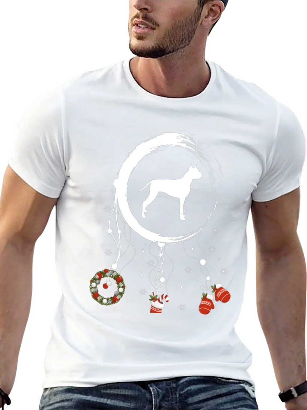 Dog Dreamcatcher Holiday T-Shirt product image 12