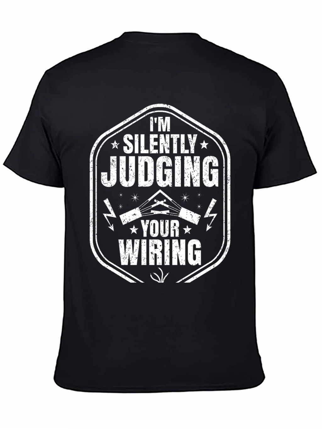 Silently Judging Your Wiring Electrician T-Shirt product image 4