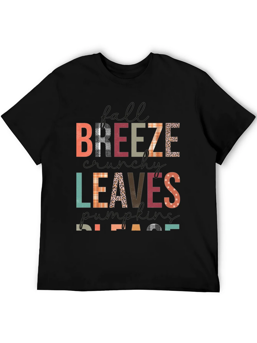 Fall Breeze Leaves Pumpkins Please Graphic Tee product image 5