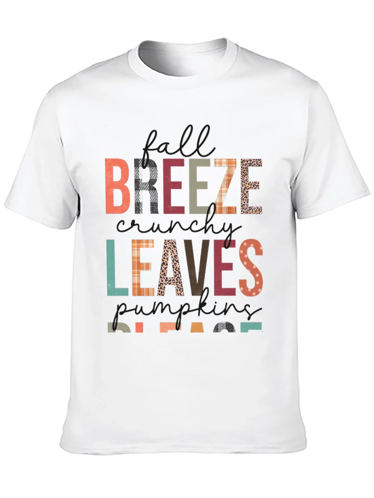Fall Breeze Leaves Pumpkins Please Graphic Tee product image 9
