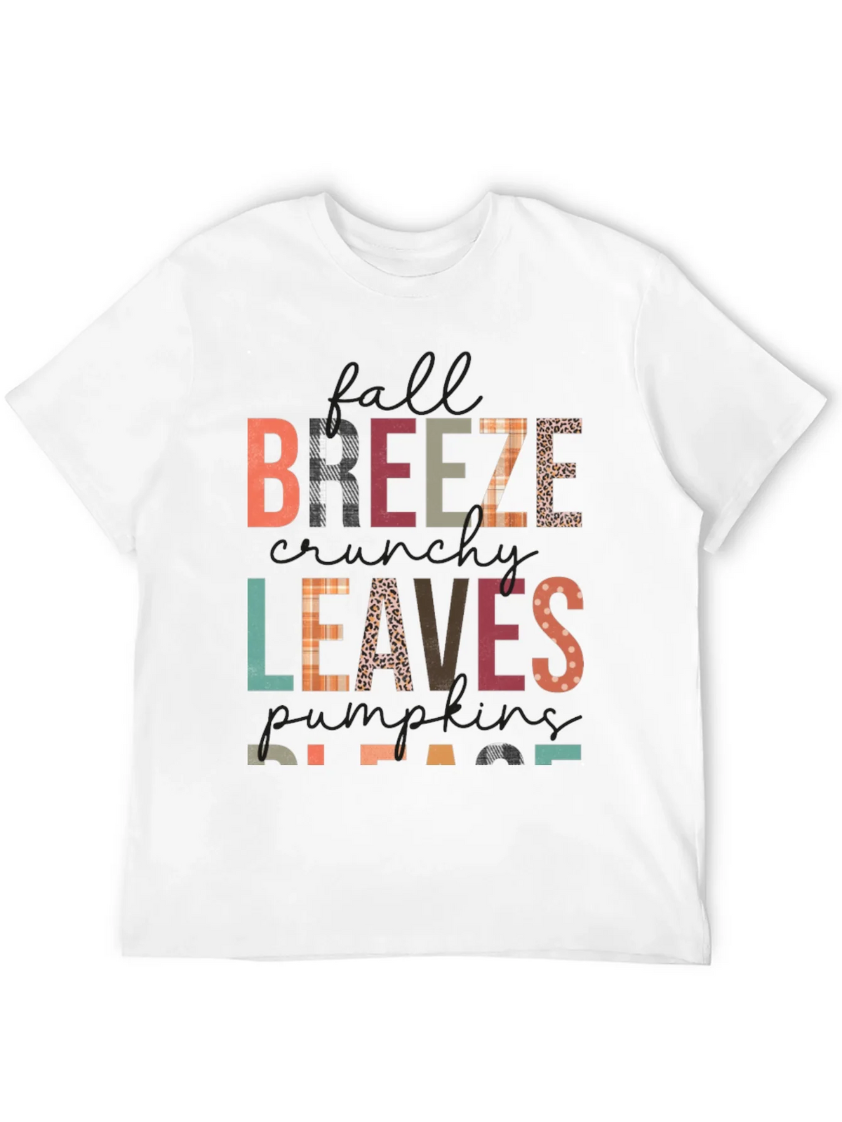 Fall Breeze Leaves Pumpkins Please Graphic Tee product image 11