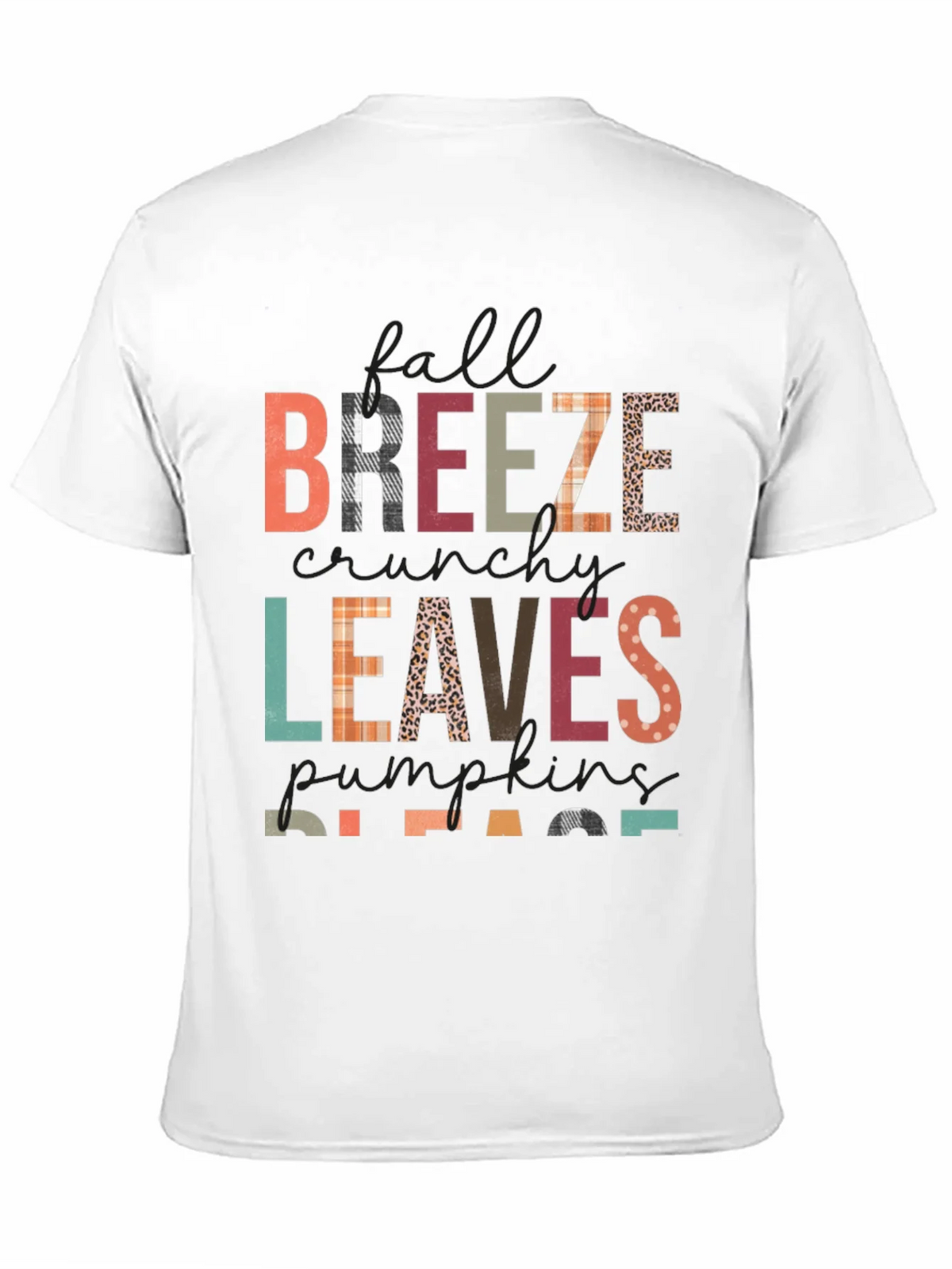 Fall Breeze Leaves Pumpkins Please Graphic Tee product image 10