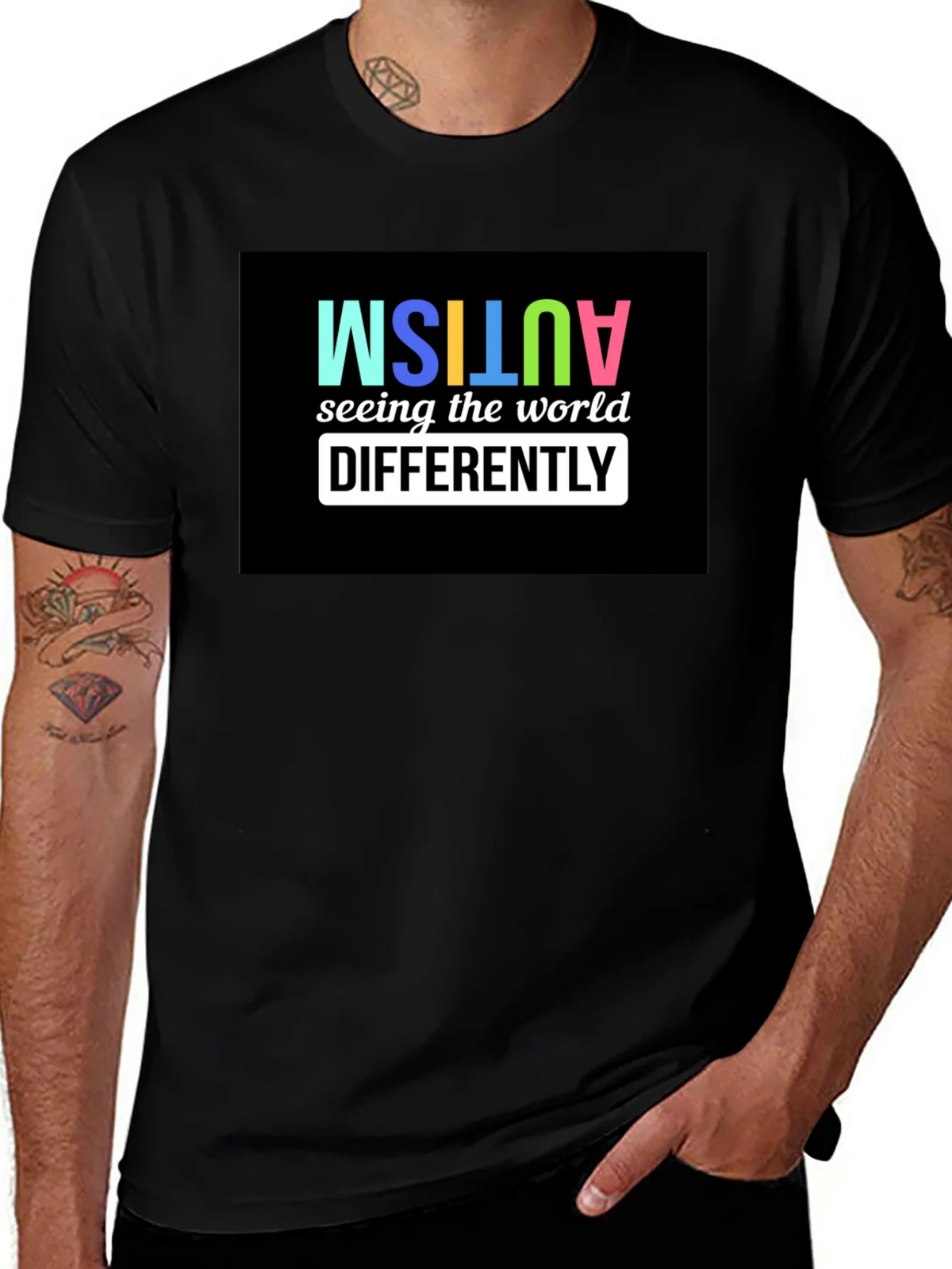 Autism Awareness T-Shirt - Seeing the World Differently product image 1
