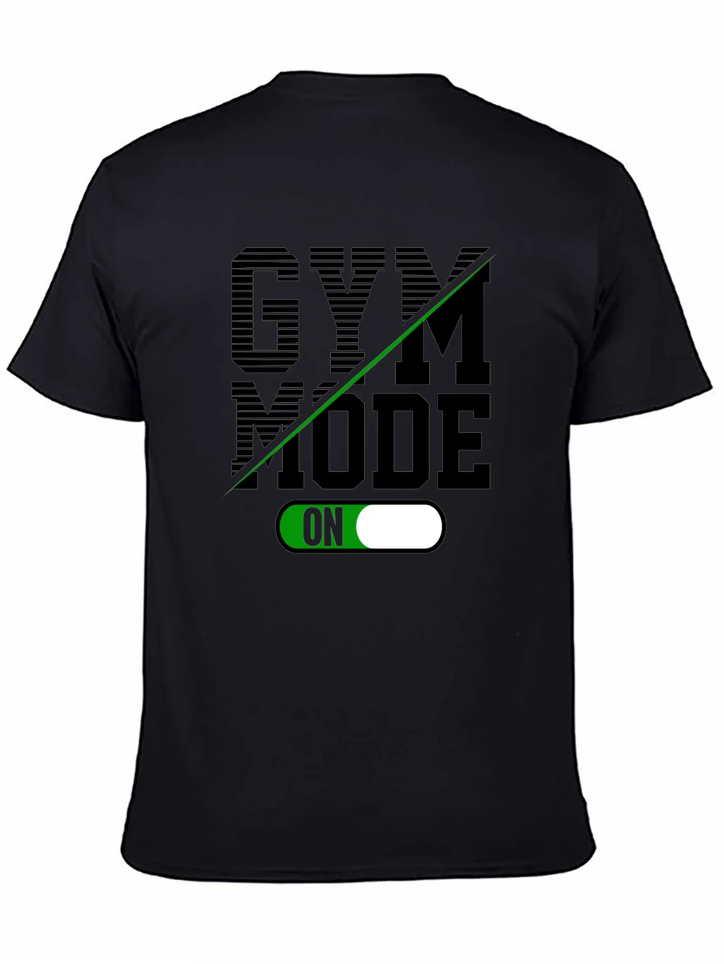 Gym Mode On Black T-Shirt product image 4