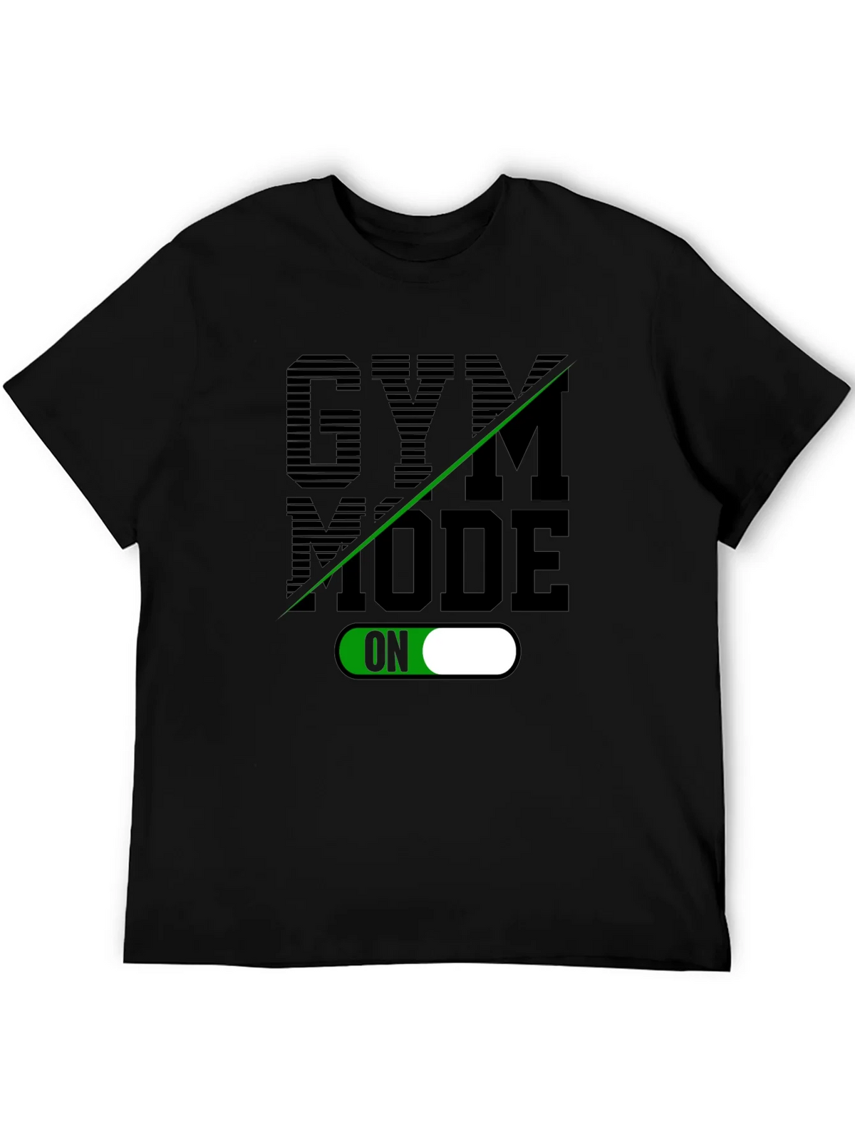 Gym Mode On Black T-Shirt product image 5
