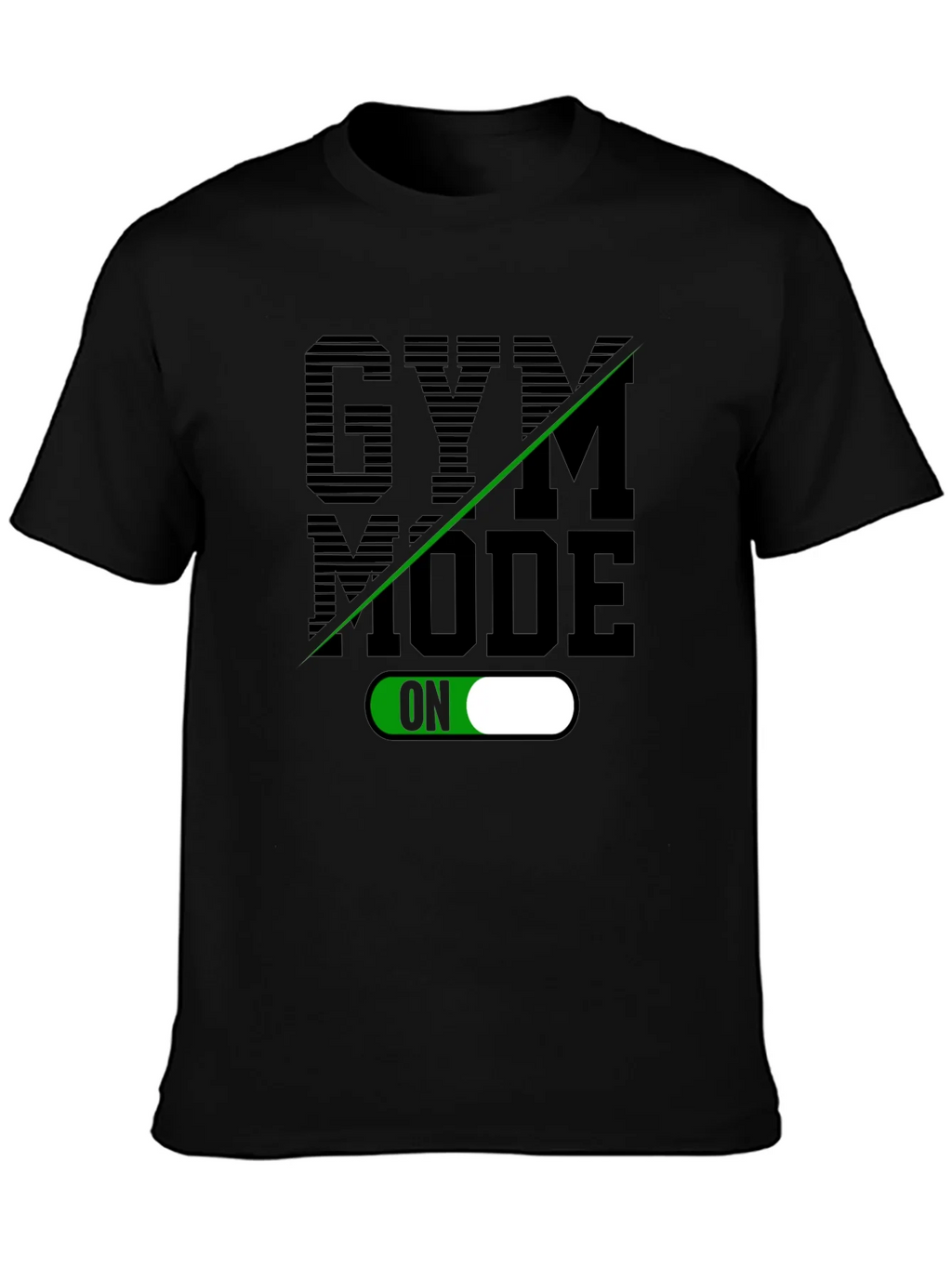 Gym Mode On Black T-Shirt product image 3