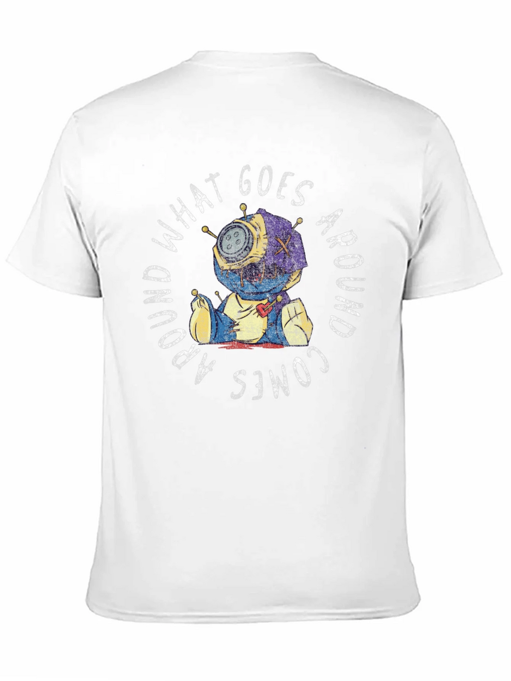 Voodoo Doll Graphic Tee - What Goes Around Comes product image 10