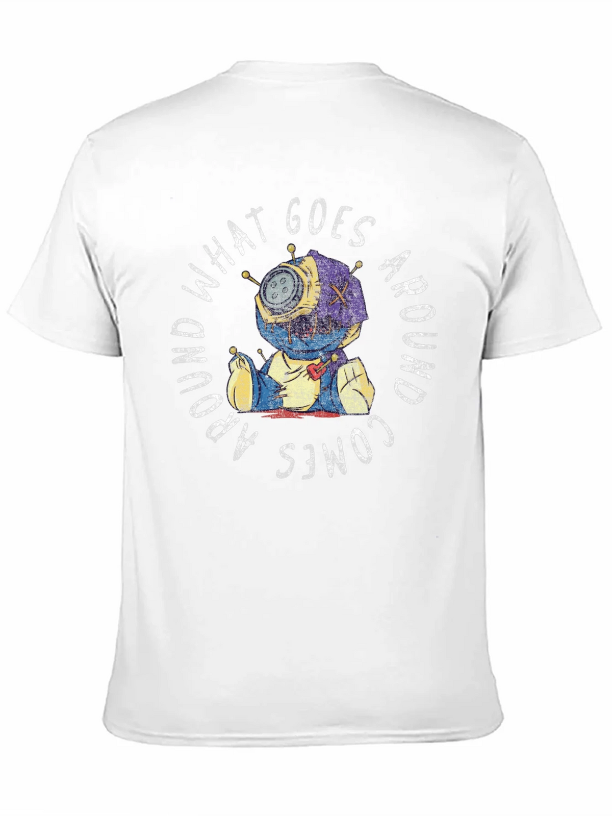 Voodoo Doll Graphic Tee - What Goes Around Comes product image 10